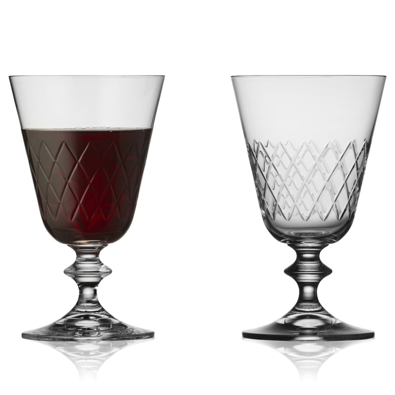 Kieliszki do czerwonego wina ze szkła kryształowego Eaton 260 ml 2 sztuki