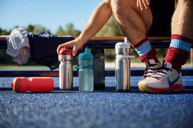 Butelka sportowa stalowa Pull Active 800 ml Midnight Blue