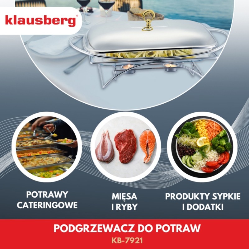 Podgrzewacz żaroodporny stołowy 3L KLAUSBERG