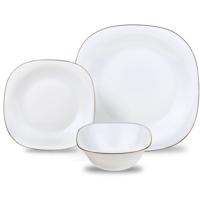 Zestaw komplet obiadowy na 6 osób TOPAZ  18 elem. KINGHOFF