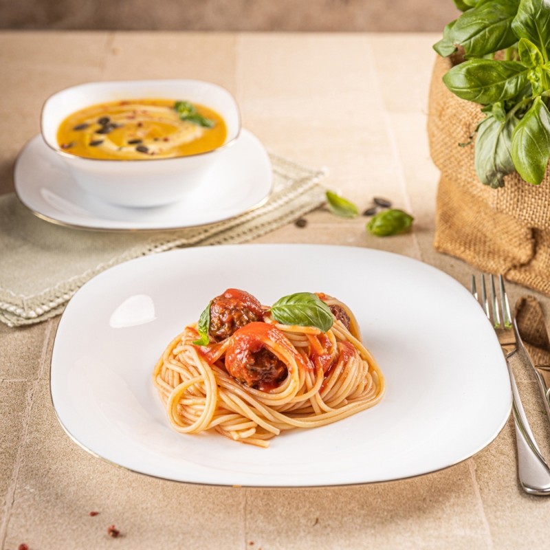 Zestaw komplet obiadowy na 6 osób TOPAZ  18 elem. KINGHOFF