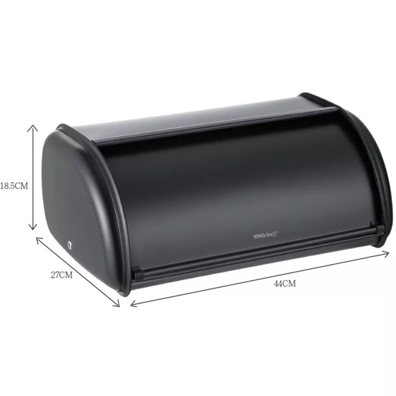 Chleba stalowy 44x27x18,5 cm KINGHOFF czarny