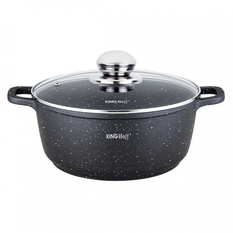 Garnek z powłoka marmurkową 2,3 l KINGHOFF 20cm