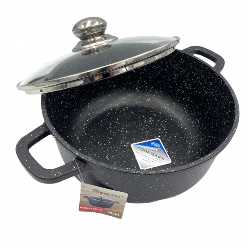 Garnek z powłoka marmurkową 2,3 l KINGHOFF 20cm