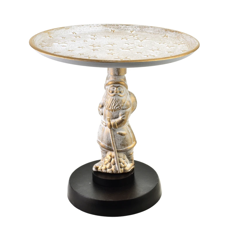 Patera dekoracyjna 30,5x30,5x8cm SANTA LILA biała