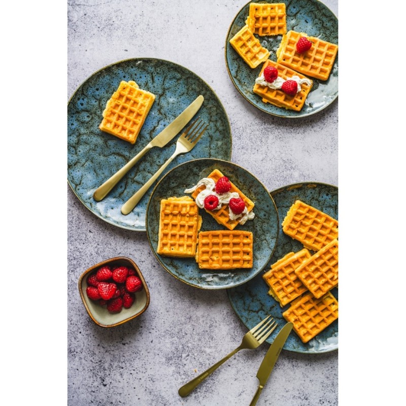 Komplet serwis obiadowy 6 osób OMBRES 18 elem. NAVY GREY