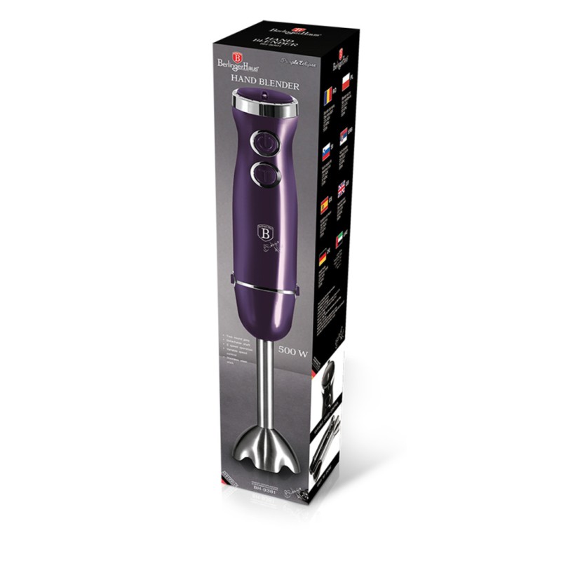 Blender ręczny BERLINGER HAUS 500W fioletowy
