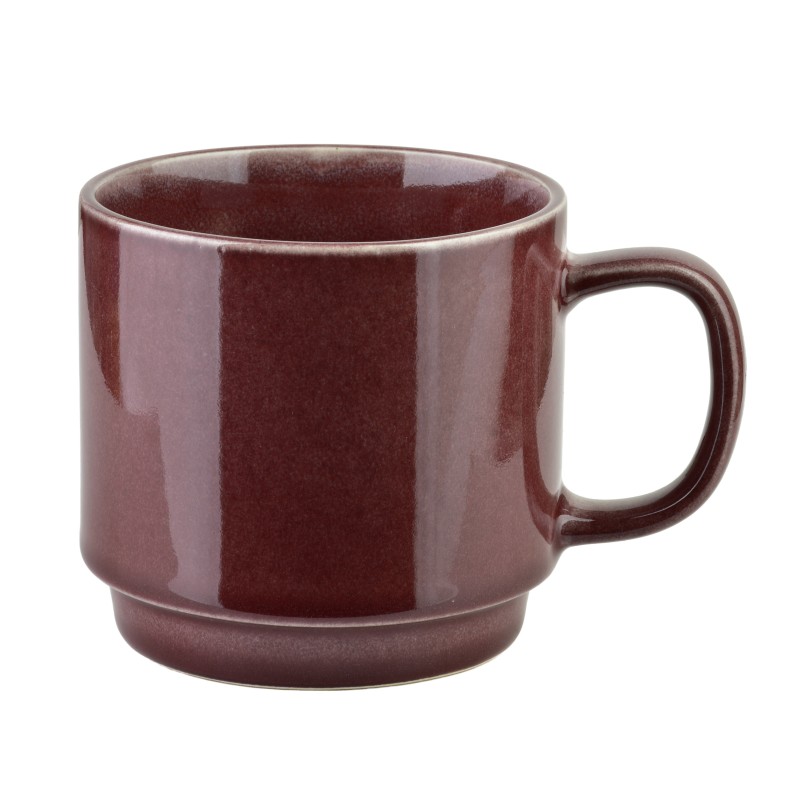 Komplet 4 kubków na stojaku 400ml EVIE