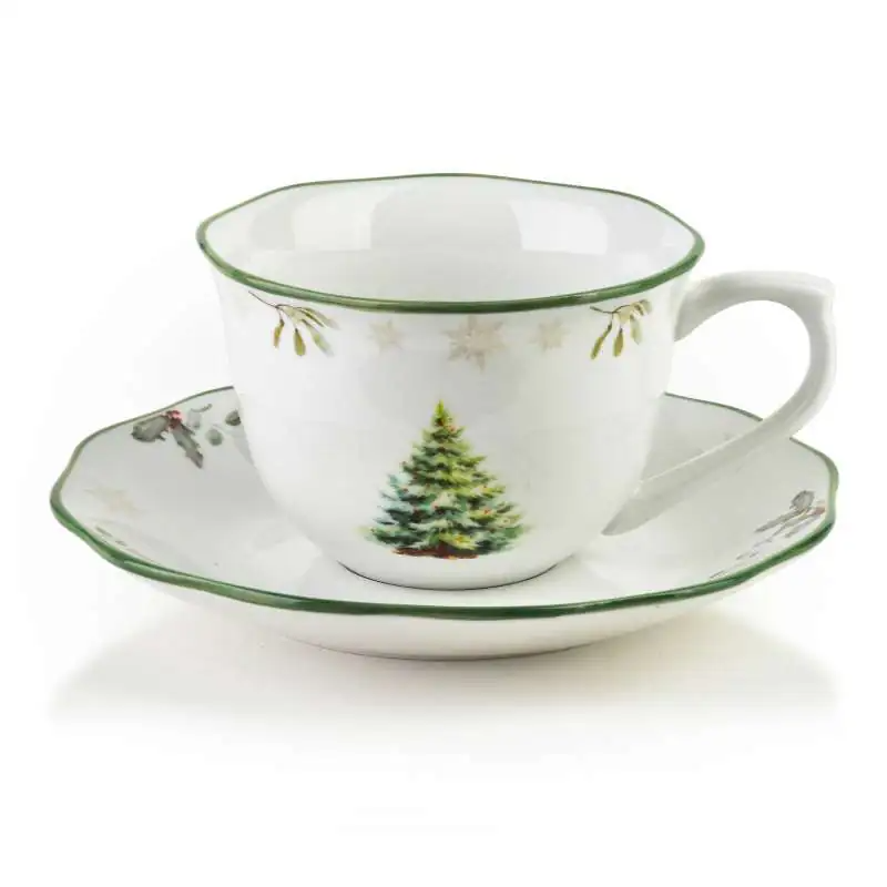 Filiżanka ze spodkiem 220ml SANTA LILA