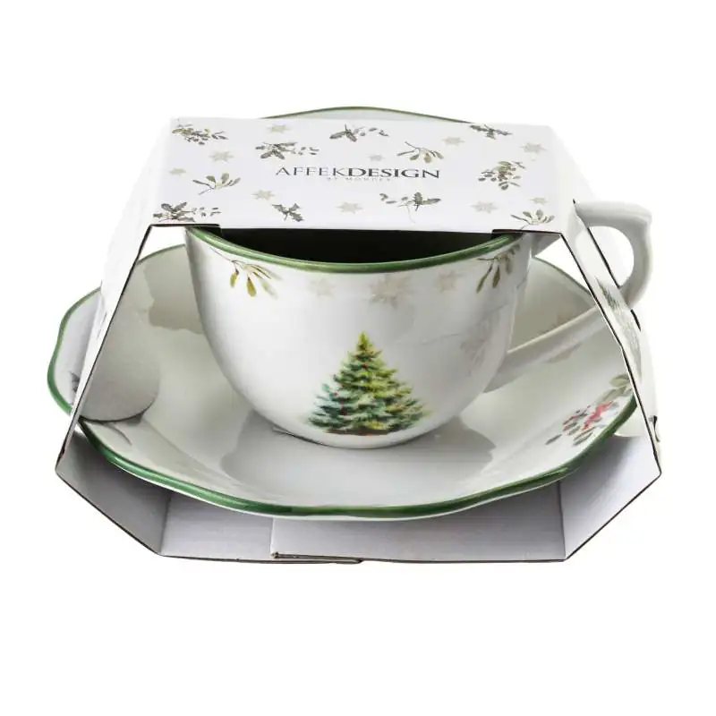Filiżanka ze spodkiem 220ml SANTA LILA