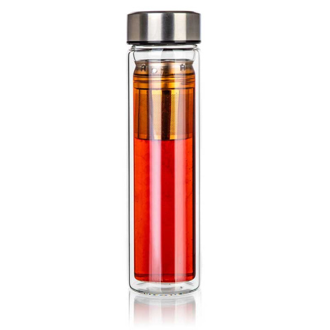 Termos zaparzacz szklany termiczny z podwójnymi ściankami 500ml BANQUET DOBLO