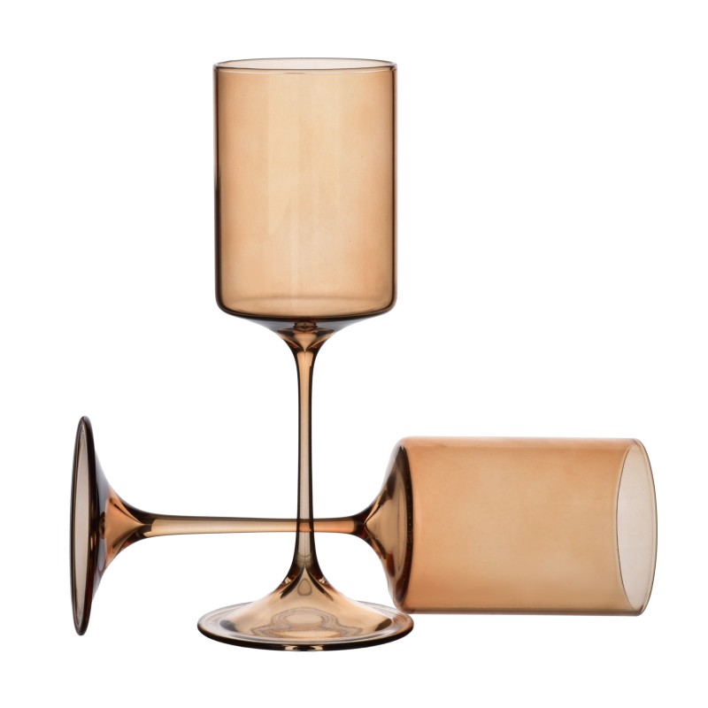 Komplet 4 kieliszków 300ml borokrzemowe 7x7xh22cm ROMANE