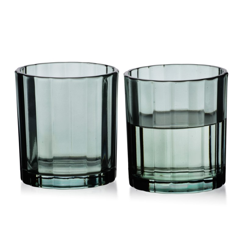 Komplet 4 szklanek 310ml 8x8xh9cm ELISE STRIPES