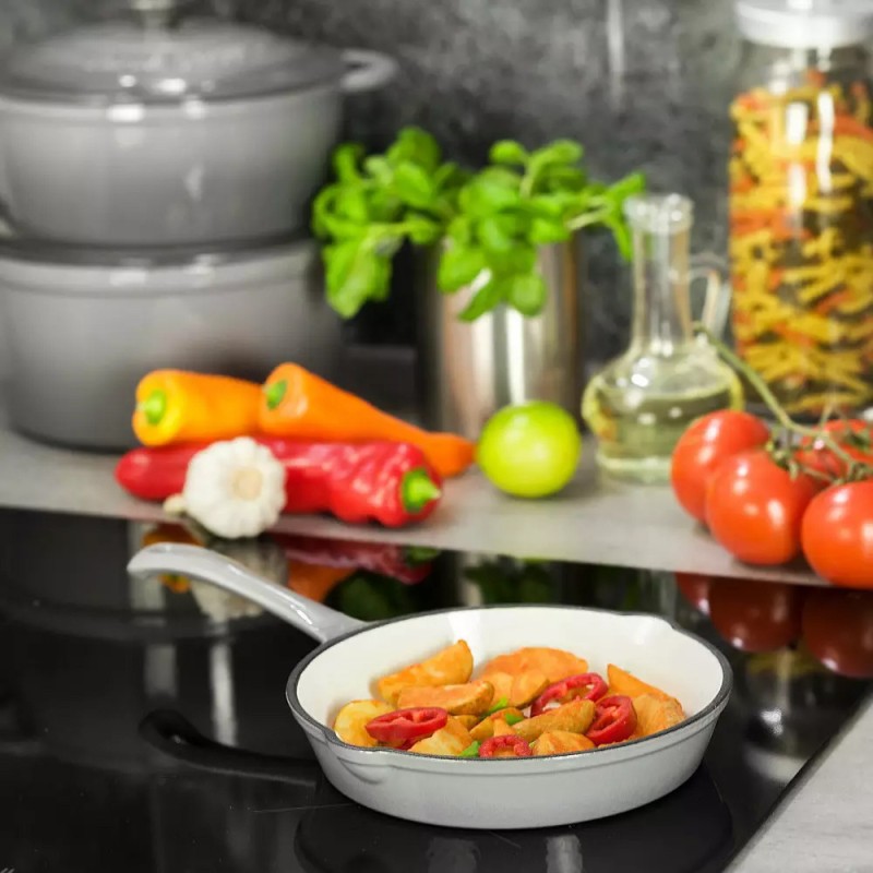 Patelnia żeliwna emaliowana 26cm KINGHOFF