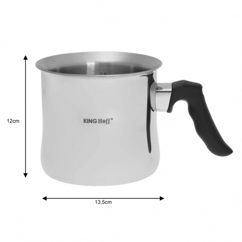 Garnek do gotowania mleka 1L KINGHOFF