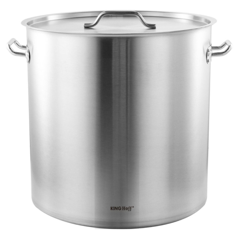 Garnek gastronomiczny z pokrywą stalową 98L KINGHOFF