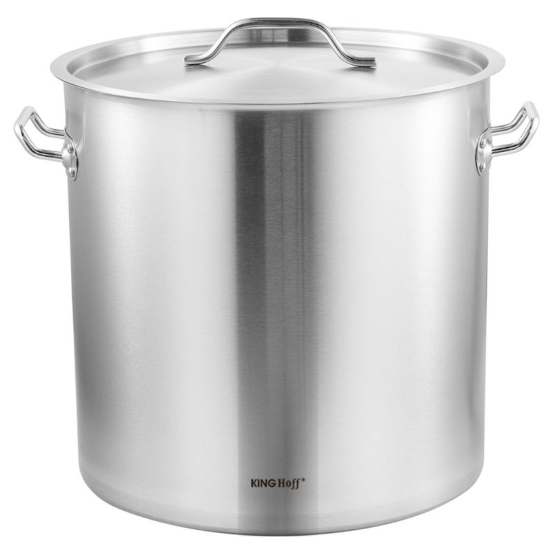 Garnek gastronomiczny z pokrywą stalową 71L KINGHOFF