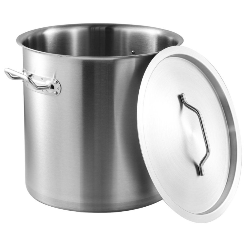 Garnek gastronomiczny z pokrywą stalową 21L KINGHOFF
