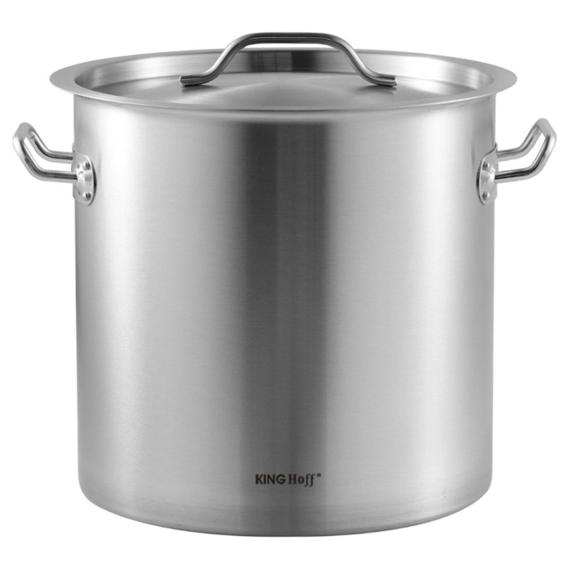 Garnek gastronomiczny z pokrywą stalową 17L KINGHOFF