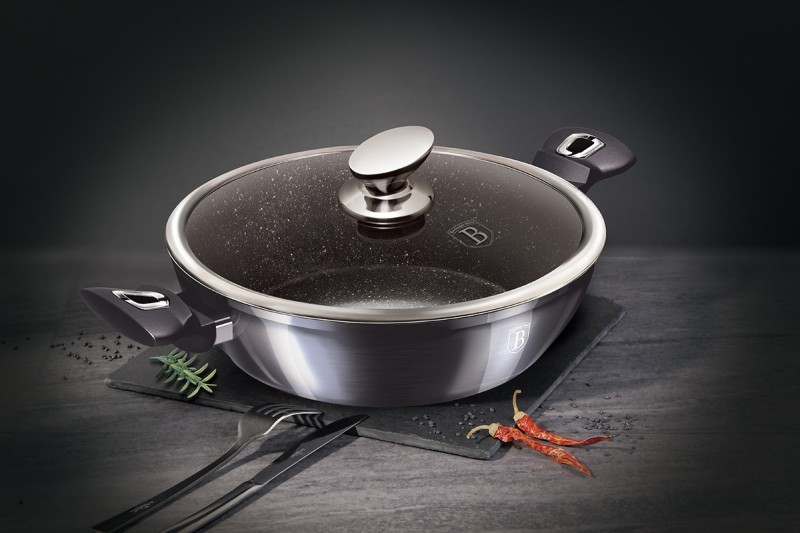 Garnek z powłoką granitową 28cm BERLINGERHAUS CARBON PRO