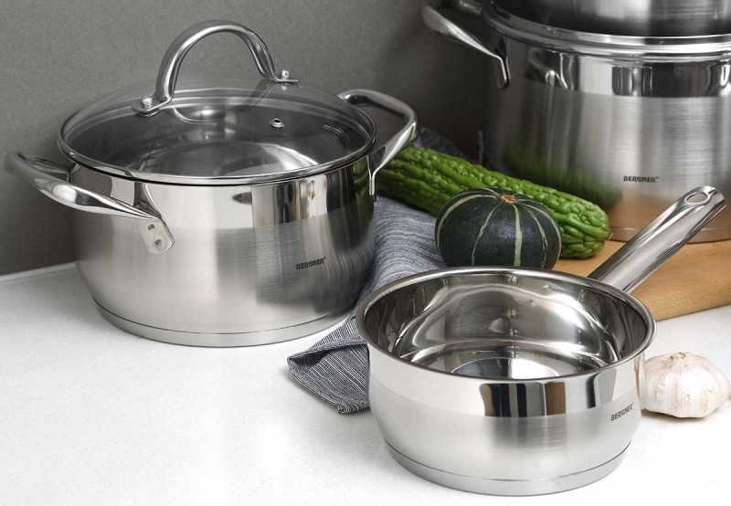 Garnek ze stali nierdzewnej BERGNER 5,6L GOURMET LINE 24cm