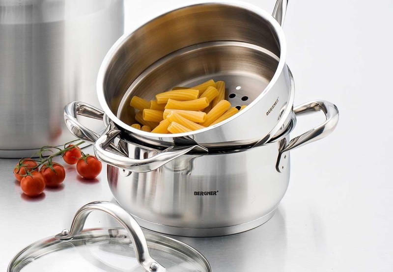 Garnek do gotowania na parze BERGNER 2,2L GOURMET LINE 18cm