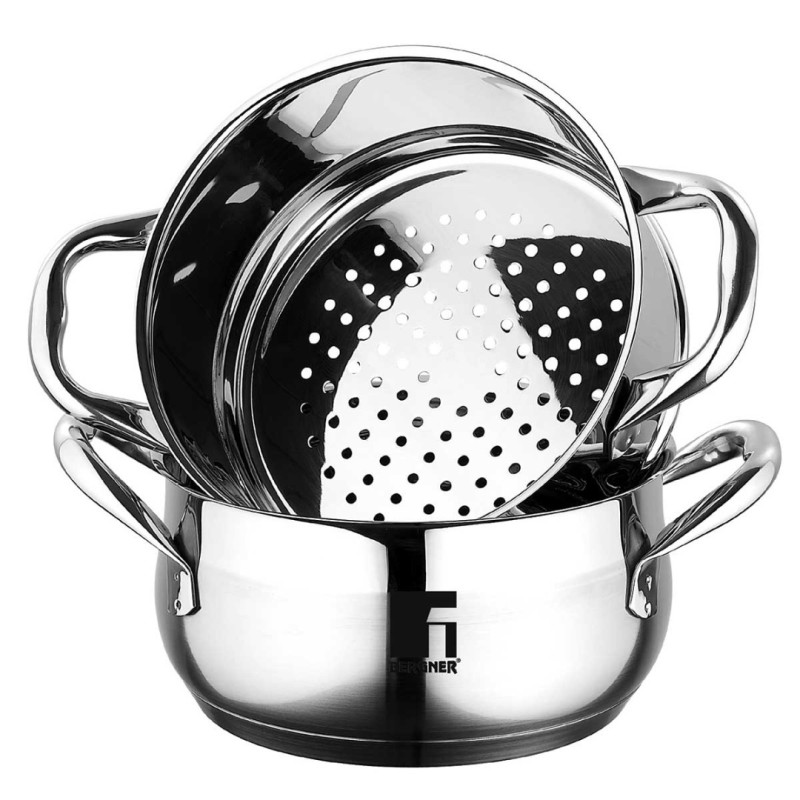 Garnek do gotowania na parze BERGNER 2,2L GOURMET LINE 18cm