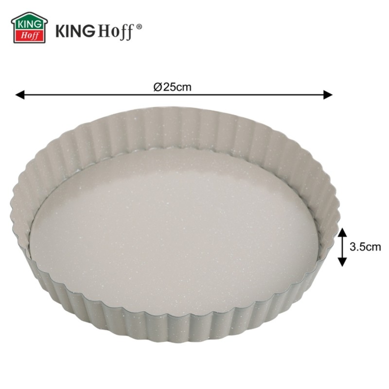 Forma blacha do tarty z wyjmowanym dnem Ø25cm KINGHOFF
