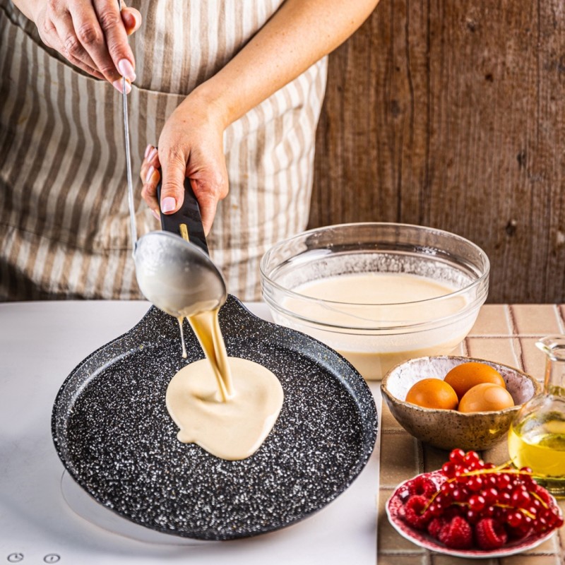 Patelnia z powłoką marmurkową do naleśników KLAUSBERG 24cm