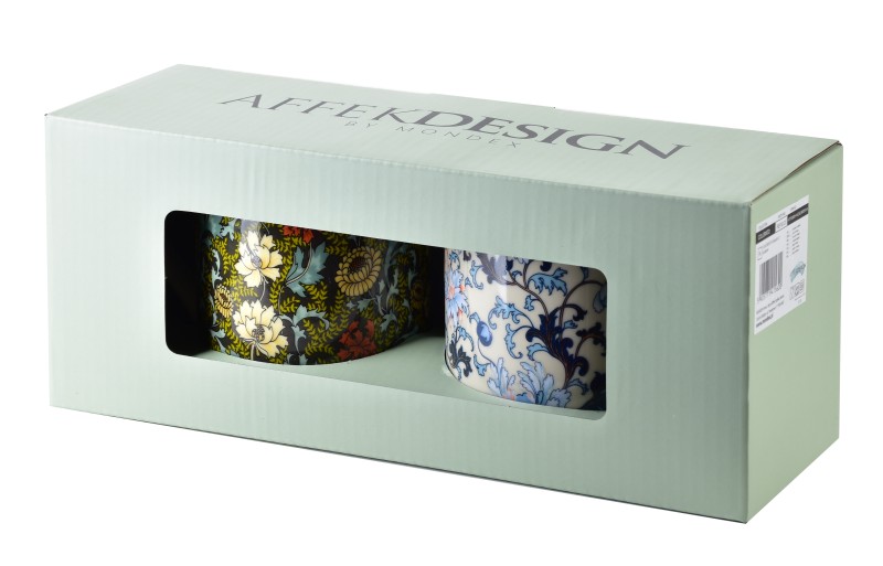 Komplet 2 kubków 2x400ml 8xh9,cm COLORATO