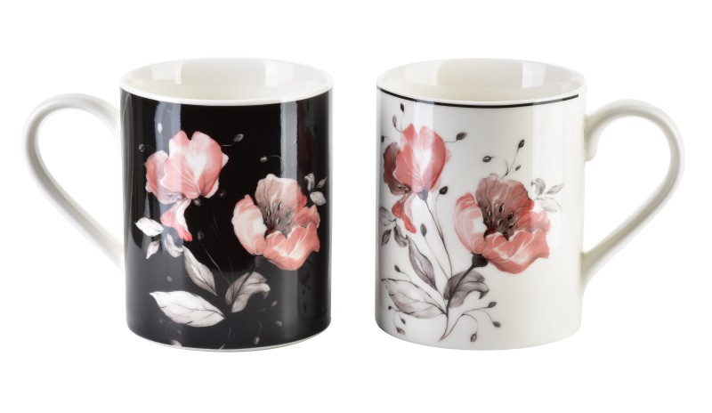 Komplet 2 kubków 2x400ml 8xh9,7cm COLORATO