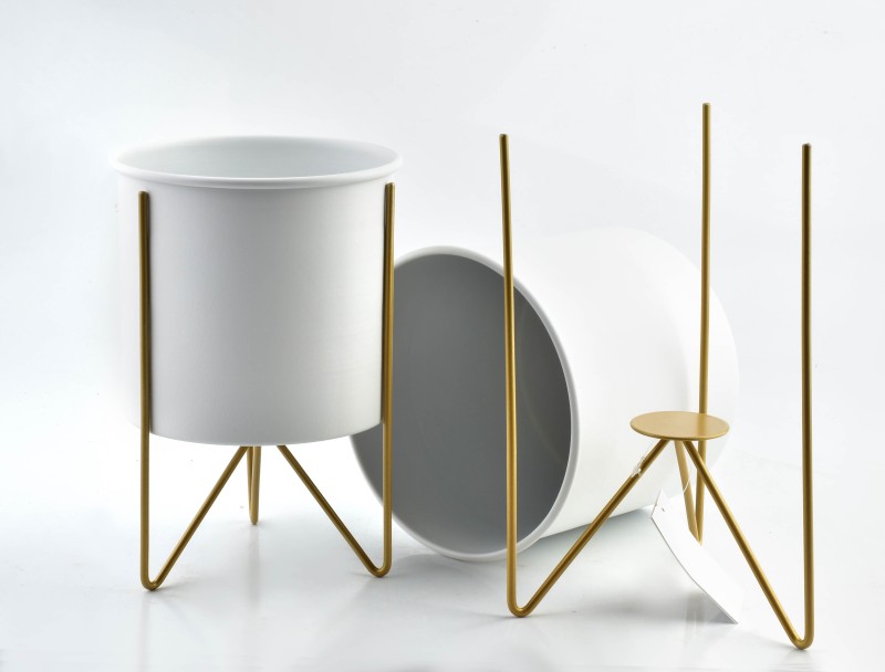 Komplet 2 osłonek 18xh26cm/16xh23cm SWEN WHITE&GOLD