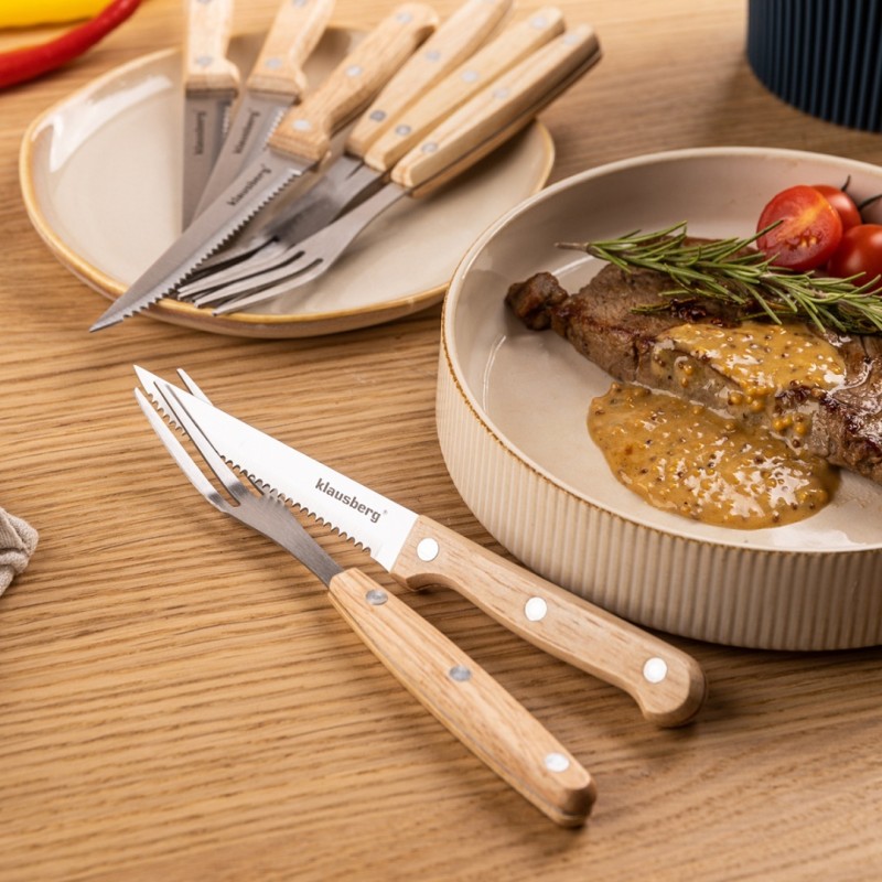 Zestaw sztućców sztućce do steków 8 szt. KLAUSBERG