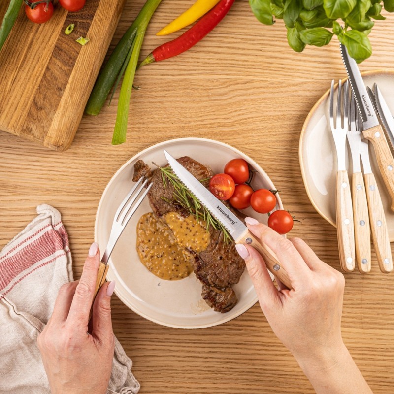 Zestaw sztućców sztućce do steków 8 szt. KLAUSBERG