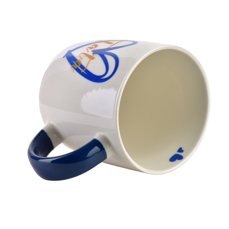 Kubek z brelokiem 350ml 8,5x12x9cm TATA niebieski