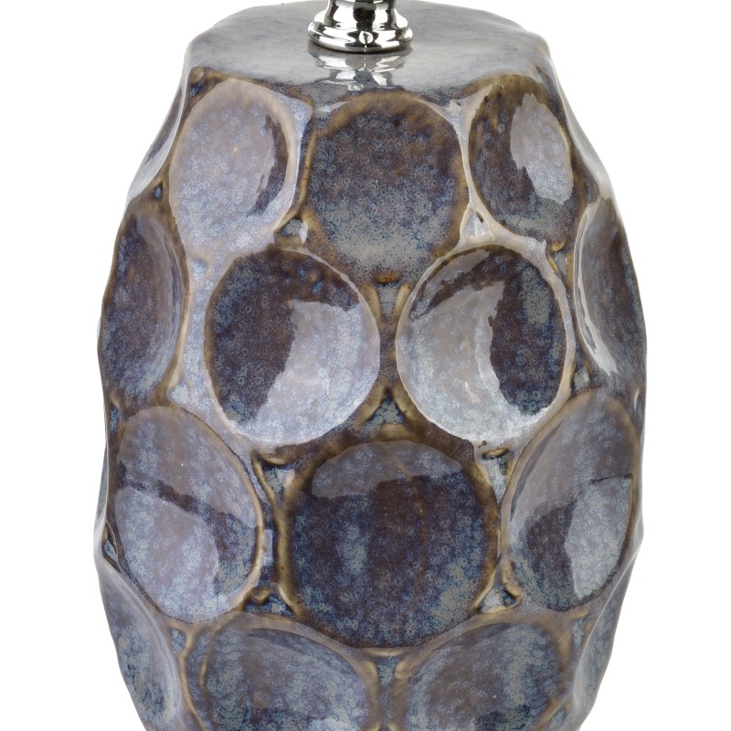 Lampa stołowa 11x11x33,5 cm LETI GREY