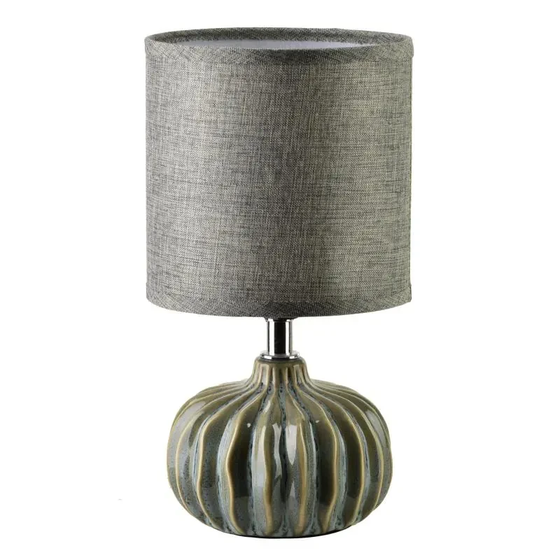 Lampa stołowa 13x13x24cm LETI zielona