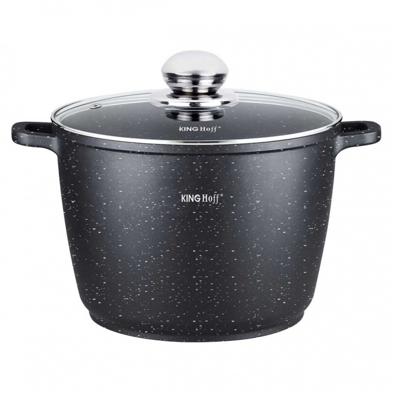 Garnek z powłoką marmurkową 28cm KINGHOFF 10L