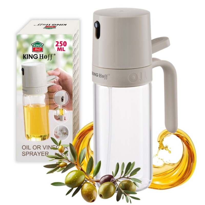 Rozpylacz spryskiwacz szklany do oliwy octu 250ml KINGHOFF