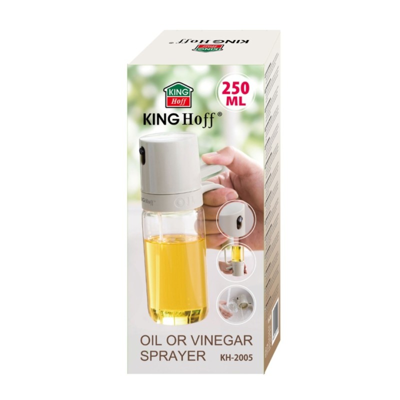 Rozpylacz spryskiwacz szklany do oliwy octu 250ml KINGHOFF