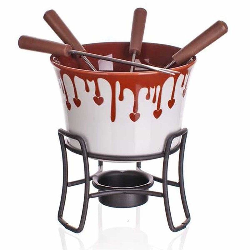 Zestaw do FONDUE + widelczyki BANQUET CHOCO DARK