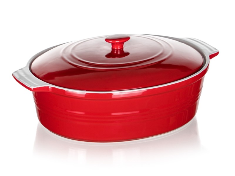 Brytfanna ceramiczna do zapiekania z pokrywą 3,6L BANQUET CULINARIA