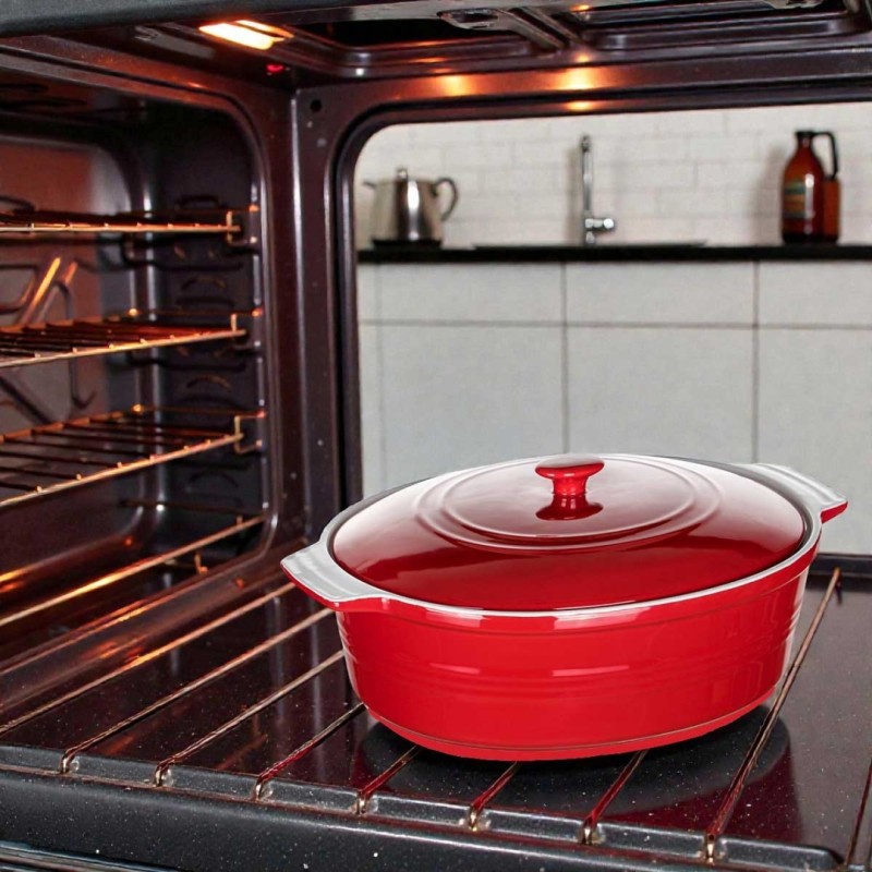 Brytfanna ceramiczna do zapiekania z pokrywą 3,6L BANQUET CULINARIA