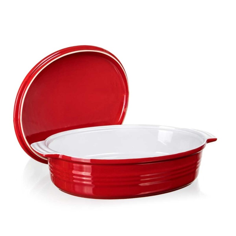 Brytfanna ceramiczna do zapiekania z pokrywą 3,6L BANQUET CULINARIA