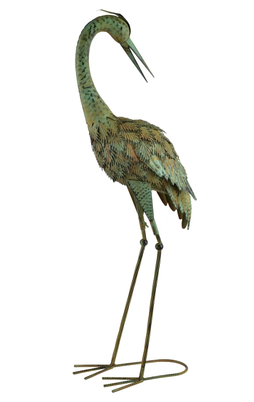 Figura metalowa CZAPLA 28x20x83,5 cm CEDRIC