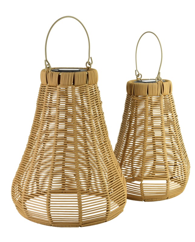 Lampion solarny 11,5x21x29/41cm SOKKE NATURE