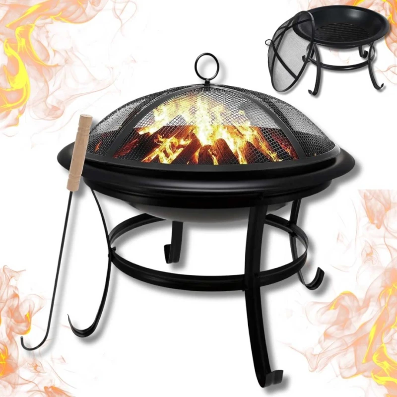Palenisko ogrodowe z pokrywą GRILL 54 cm Kinghoff