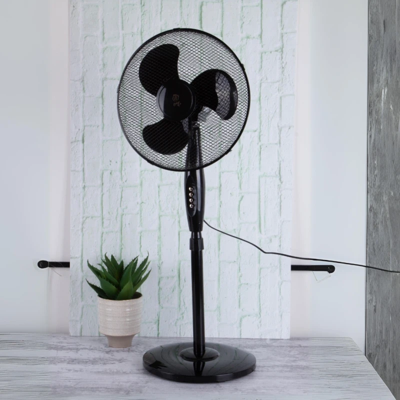 Wentylator wiatrak podłogowy oscylacyjny BERLINGER HAUS BLACK ROSE