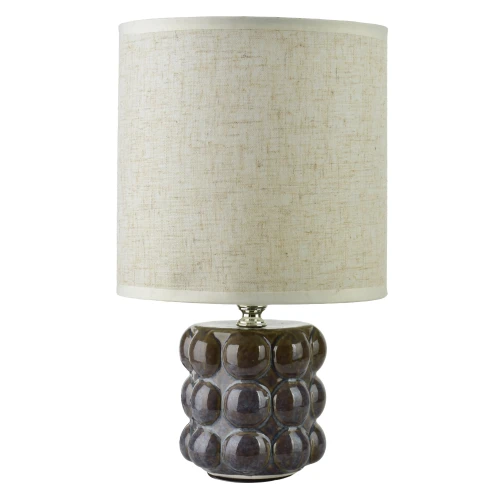 Lampa stołowa 9x9x30cm prosty klosz LETI BUBBLE