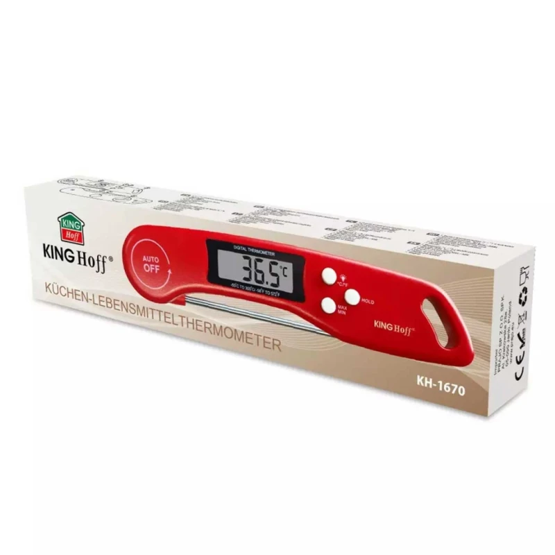 Termometr kuchenny szpilkowy LCD KINGHOFF